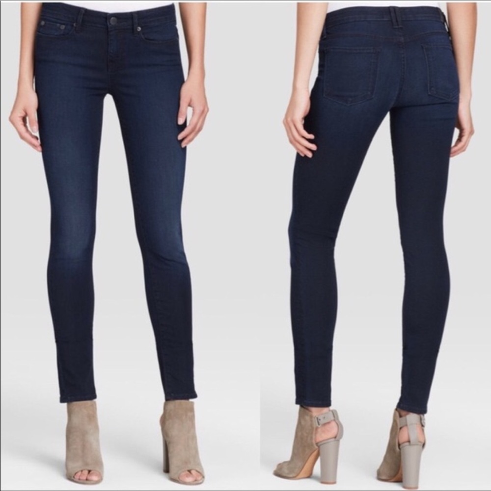 Vince Dylan Skinny Jeans Mallard Wash